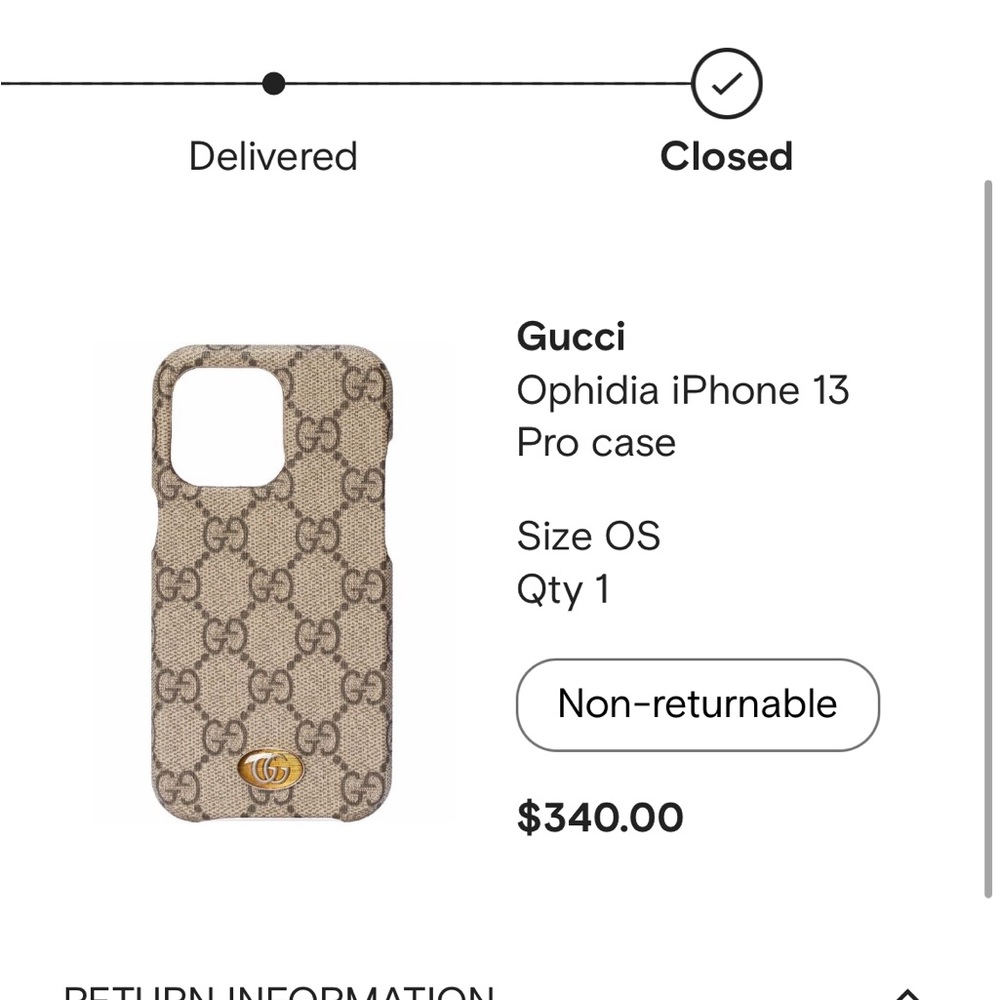 Gucci IPhone 13 Case